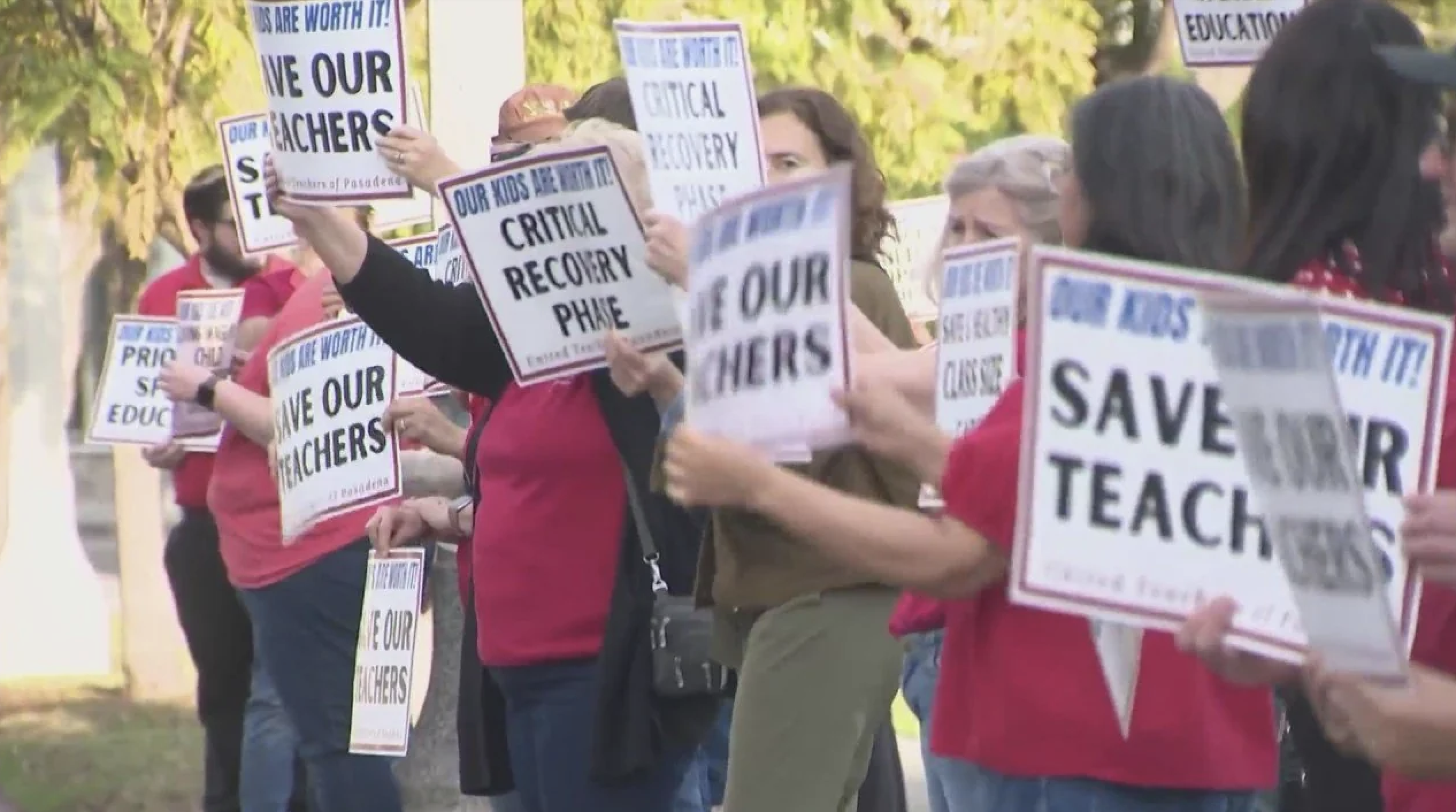 More than 150 teachers will be let go by the Pasadena Unified School District.